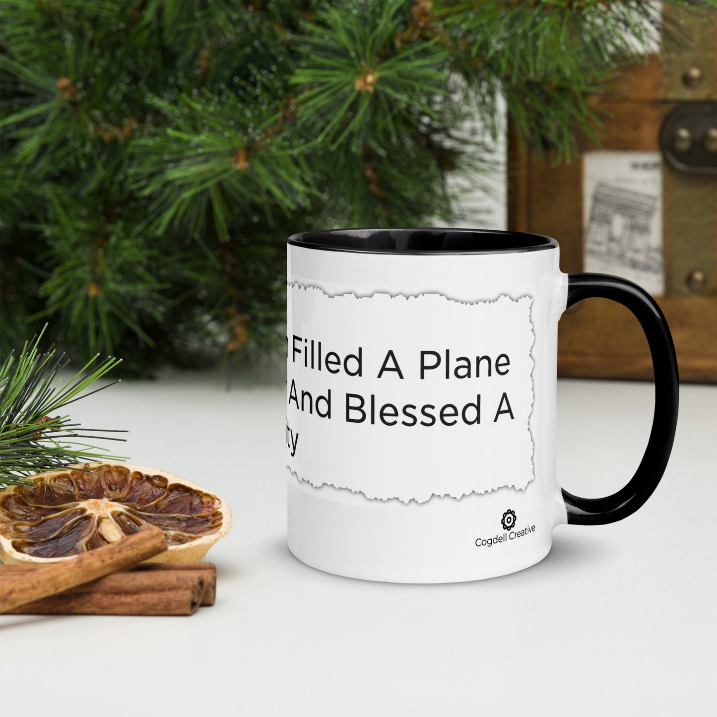 Headline Mug - Louisiana Church Filled A Plane With Holy Water And Blessed A Whole Community