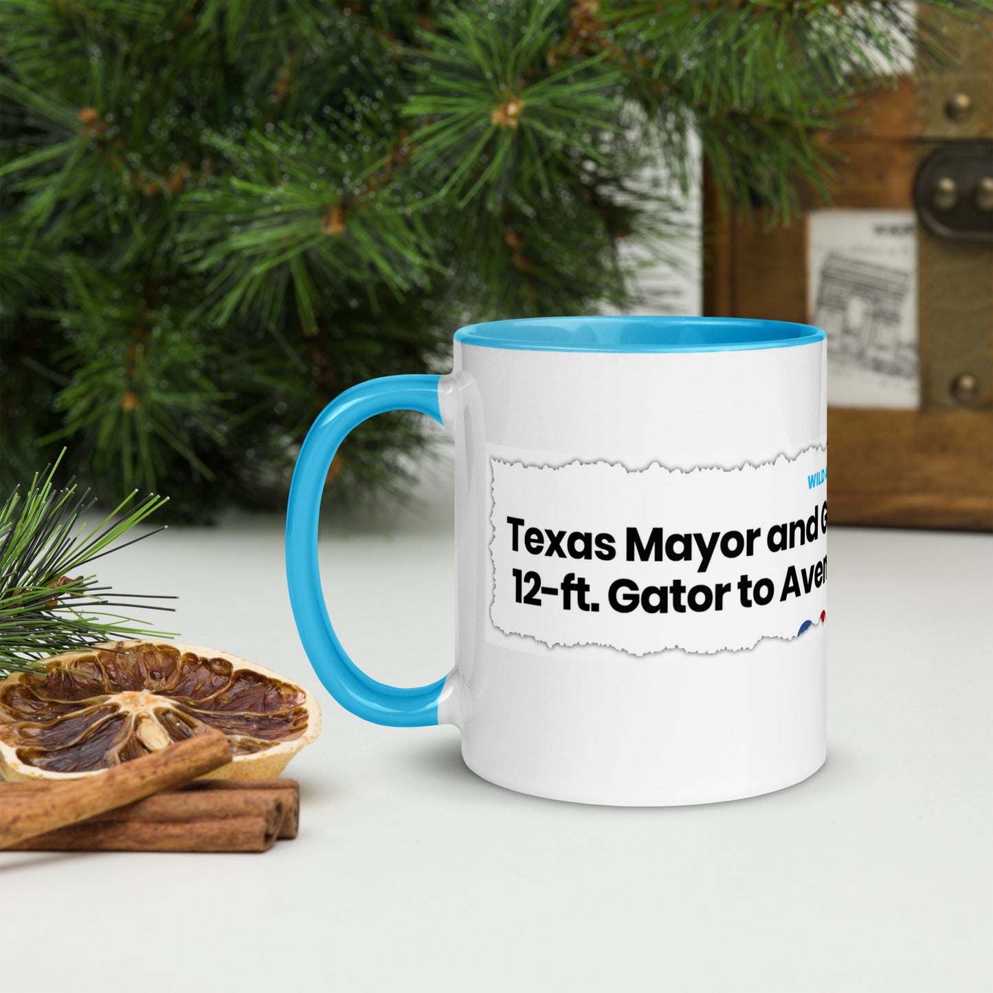 Headline Mug - Texas Mayor and Grandmother Shoots 12-ft. Gator To Avenge Dead Mini-Horse